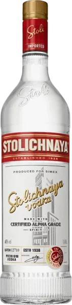 Stolichnaya Premium bottle, product shot
